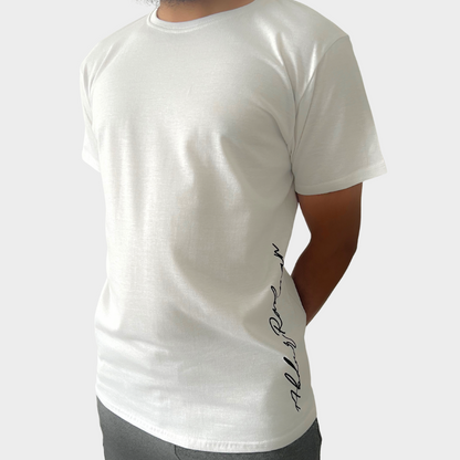 White Customised Unisex T-Shirt - Original Collection