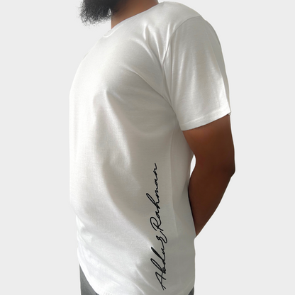 White Customised Unisex T-Shirt - Original Collection