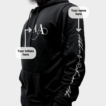 Black Customised Unisex Hoodie - Original Collection